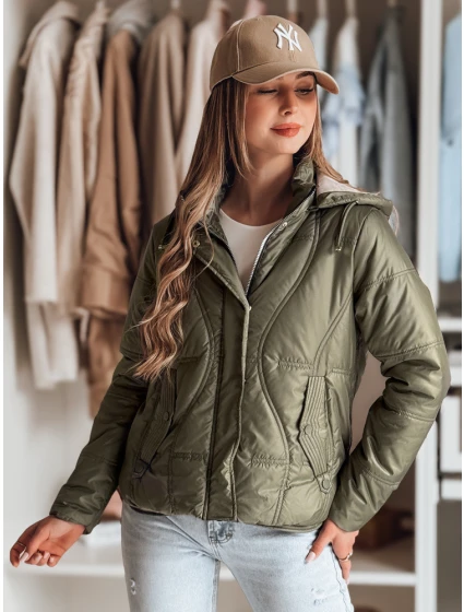 Dámská přechodná prošívaná bunda MARISSIA zelená FashionStreet TY4852