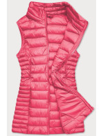 Růžová prošívaná dámská vesta model 15512683 - J.STYLE