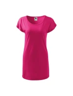 Malfini Love W MLI-12340 fialově červené šaty