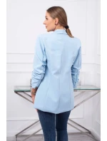 Sako s klopami elegantní modré