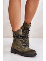 Vysoké boty s zipy tmavě béžové model 21673141 - EVENTO Vysoké boty s zipy tmavě béžové model 21673141 - EVENTO