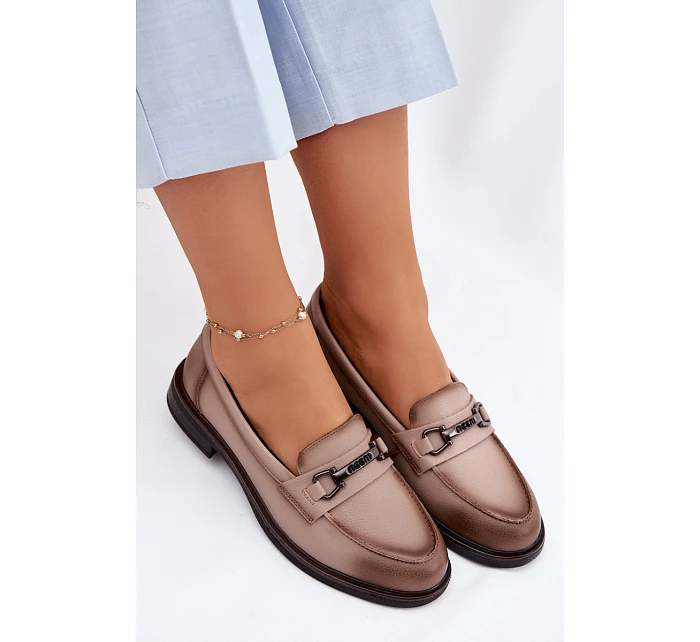 Kožené dámské model 22074706 Béžové - VINCEZA