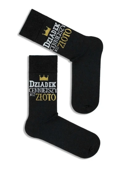 PÁNSKÉ PONOŽKY DĚDEČEK VZÁCNĚJŠÍ NEŽ ZLATO 0125.101 PÁNSKÉ PONOŽKY DĚDEČEK VZÁCNĚJŠÍ NEŽ ZLATO 0125.101