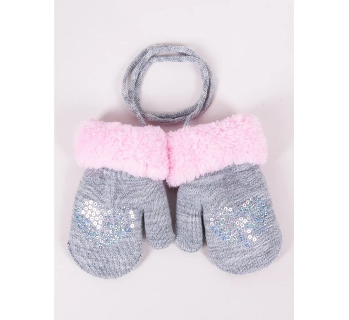 Dívčí rukavice YO!  flitry model 18918583 - Yoclub