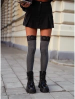 Ponožky Milena 1085 s širokou krajkou 37-41 Ponožky Milena 1085 s širokou krajkou 37-41