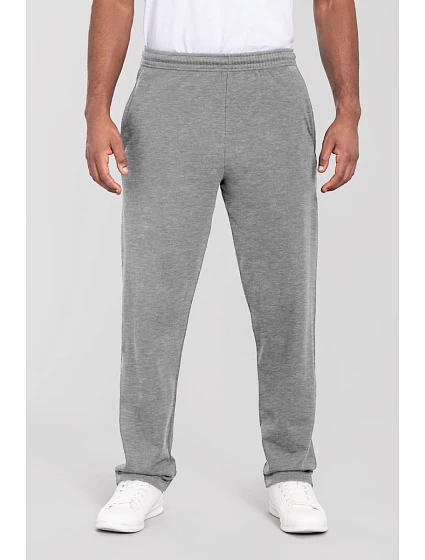 Fruit of the Loom Iconic 250 Open Hem Jog Pants Tepláky 16.4064 athletic heather Fruit of the Loom Iconic 250 Open Hem Jog Pants Tepláky 16.4064 athletic heather