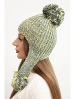 Dámská čepice s ušima Emma K343 žlutá Dámská čepice s ušima Emma K343 žlutá