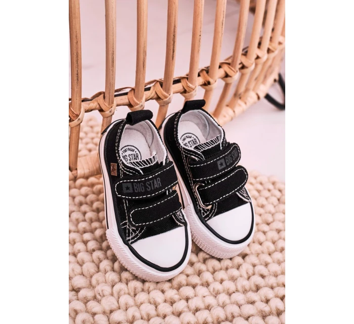 Dětské Tenisky Na Suchý Zip BIG STAR model 21545391 Černé - Big Star Shoes Dětské Tenisky Na Suchý Zip BIG STAR model 21545391 Černé - Big Star Shoes