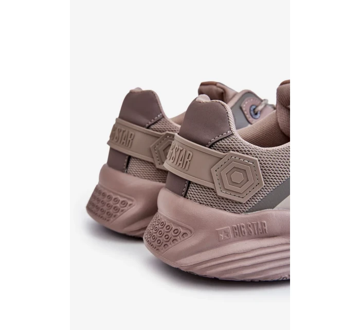 Pánské lehké tenisky Memory Foam System Big Star LL174151 Béžová