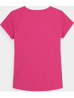 Dětské tričko 4F HJL22-JTSD001 růžové
