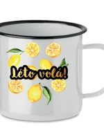 Personalizovaný retro plecháček s ovocem a textem 