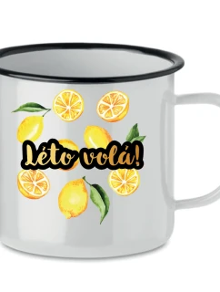 Personalizovaný retro plecháček s ovocem a textem 