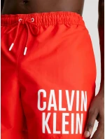 Pánské střední plavecké šortky se stahovací šňůrkou červená model 21308294 - Calvin Klein Pánské střední plavecké šortky se stahovací šňůrkou červená model 21308294 - Calvin Klein