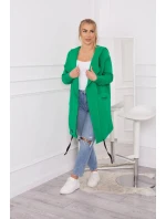 Zateplená mikina s kapucí model 21099104 zelená - Kesi