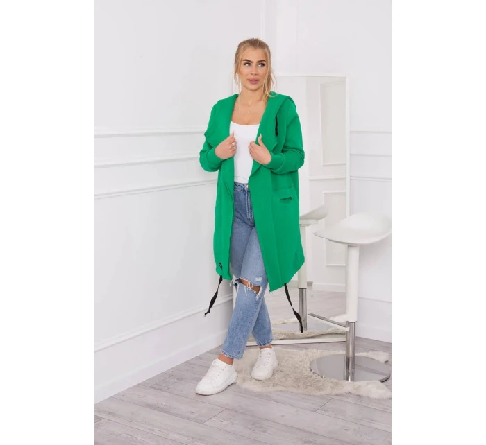 Zateplená mikina s kapucí model 21099104 zelená - Kesi