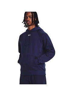 Pánská mikina Rival Fleece Hoodie, tmavě modrá,  XL model 22306524 - Under Armour