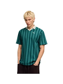 Pánské tričko Puma Class Relaxed Pinnacle Polo, zelené, 692069, velikost 41