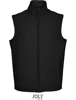 SOL'S Race BW Men Pánská 2-vrstvá softshellová vesta model 22535921 black