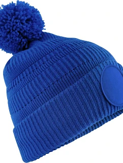 Beechfield B 530R Pletená čepice Patch "Fan" 53.530R bright royal