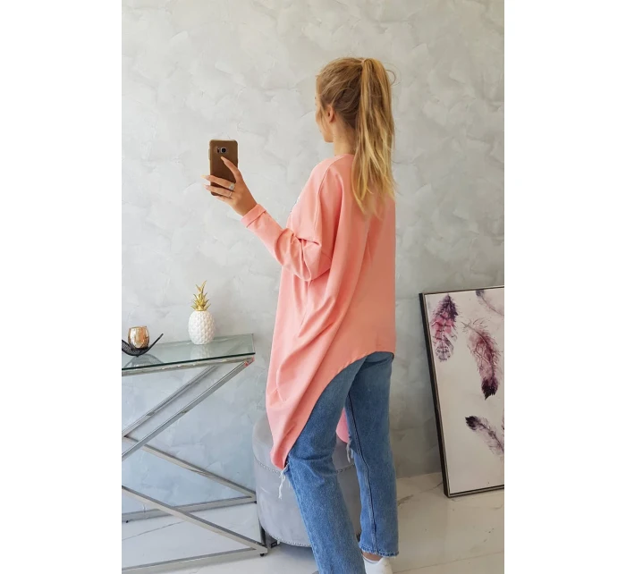 Meruňková halenka s potiskem