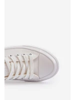 Klasické Dámské Tenisky Big Star NN274285 Bílé Klasické Dámské Tenisky Big Star NN274285 Bílé