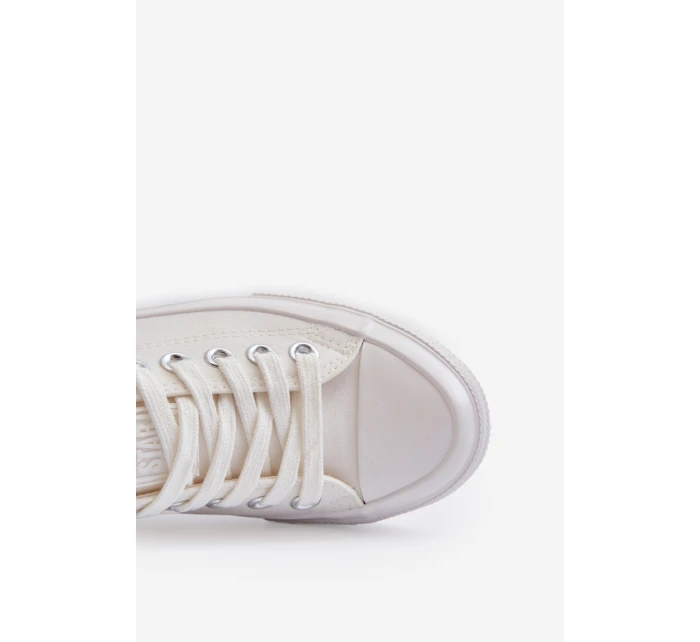 Klasické Dámské Tenisky Big Star NN274285 Bílé Klasické Dámské Tenisky Big Star NN274285 Bílé