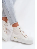 Dámské tenisky na platformě s bílé model 21919384 - Boto