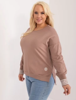 Bluzka RV BZ model 19755190 ciemny bezowy - FPrice