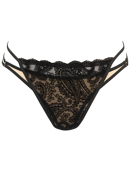 Sexy tanga model 17680162 černá - Axami