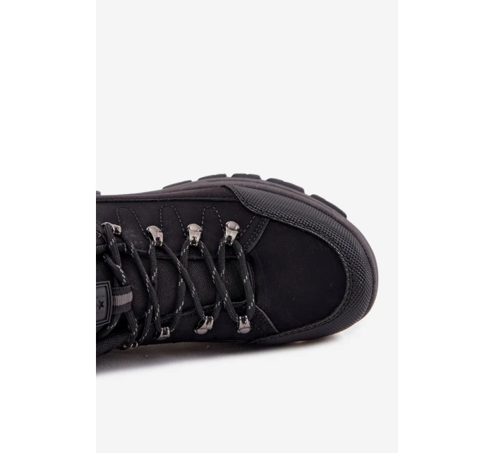 Pánské trekkingové boty Big Star - černá Pánské trekkingové boty Big Star - černá