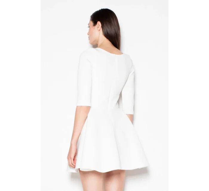 Dámské společenské šaty VT075 ecru - Venaton