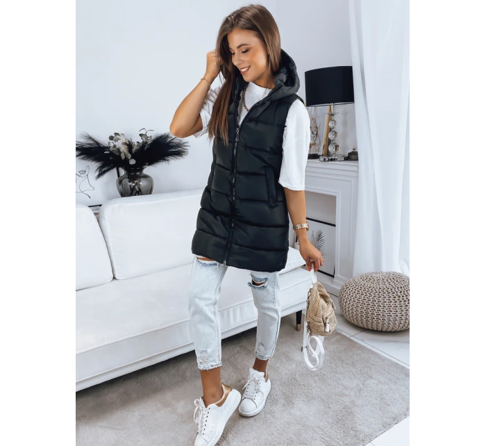 Dámská prošívaná vesta BRITA černá FashionStreet TY3230