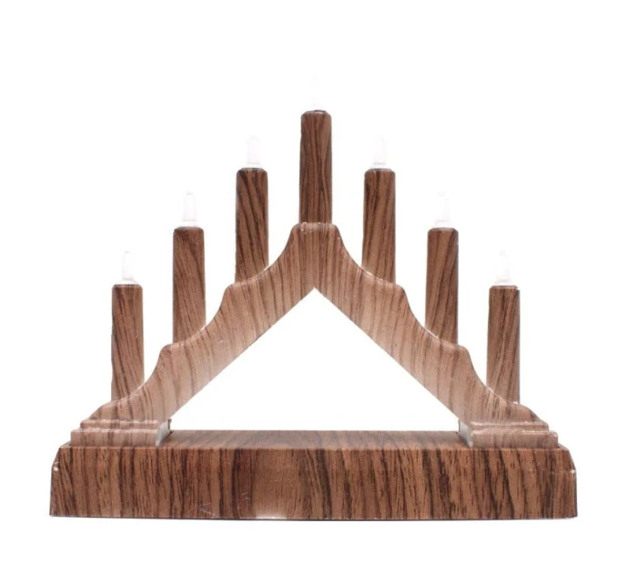 ADVENTNÍ KOSTEL 15.5x3.2x13.5CM 7 LED KLONY NA BATERIE dětské