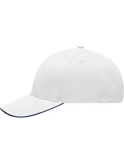 MB 6 panelová sandwich kšiltovka 03. white/navy model 22495824 - Daiber