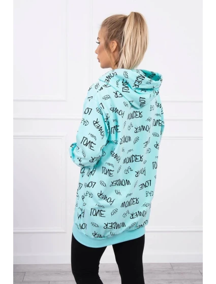 Mikina s nápisem mint Mikina s nápisem mint