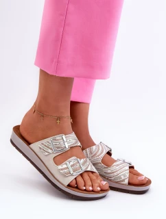 Pohodlné Dámské Žabky S  Béžové model 21664595 - Inblu