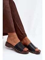 Dámské pantofle se zlatými černé model 21918782 - Boto