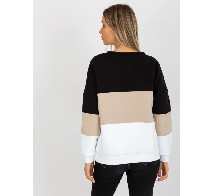 Mikina RV BL 8377.89 černá a béžová Mikina RV BL 8377.89 černá a béžová