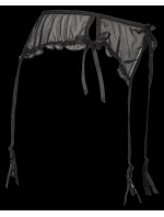 Podvazkový pás Plus Size V-8752 černá - Axami