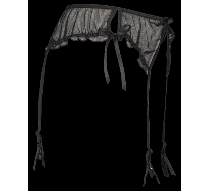 Podvazkový pás Plus Size V-8752 černá - Axami