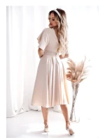 Společenské šaty model 21145681 béžové - With You