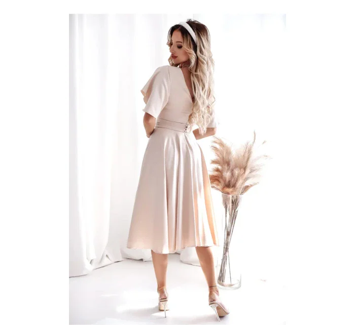 Společenské šaty model 21145681 béžové - With You