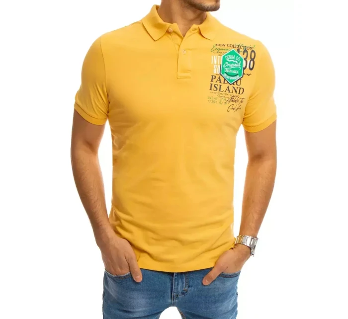 Polokošile s potiskem žlutá FashionStreet PX0372