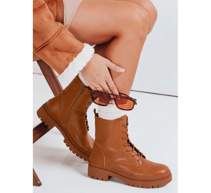 Dámské kozačky STYLOBOSS camel FashionStreet ZY0520