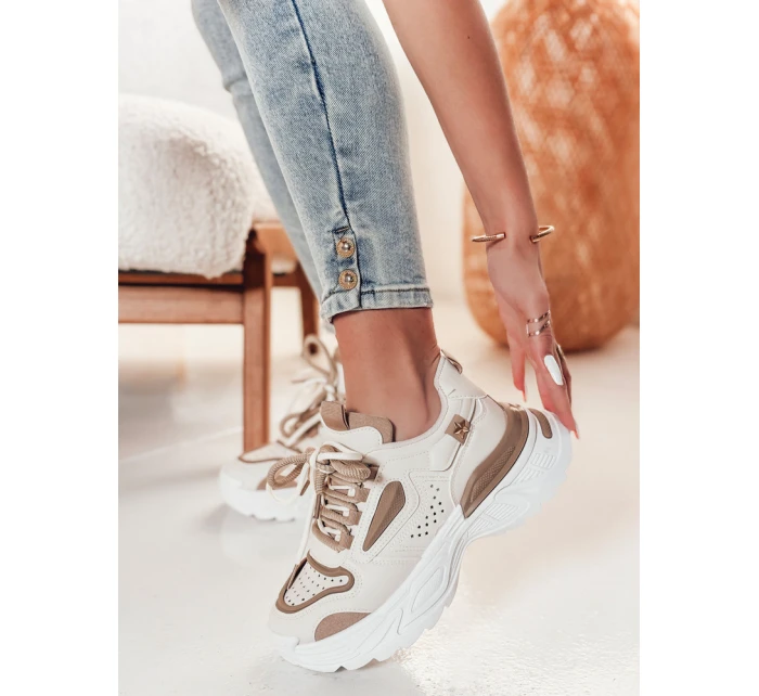 CELESTIC dámské tenisky na platformě béžové FashionStreet ZY0818