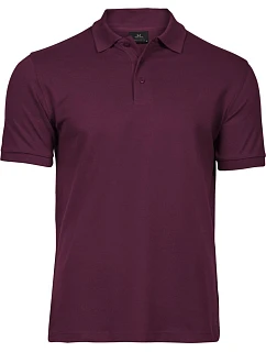 Tee Jays TJ 1405 Pánské luxusní těžké strečové piqué polo 18.1405 wine