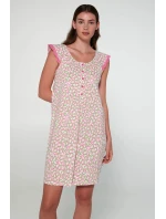 Noční košile s knoflíkovou légou model 19697242 - Vamp