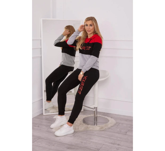 Sada s potiskem Sám červený+černý Sada s potiskem Sám červený+černý