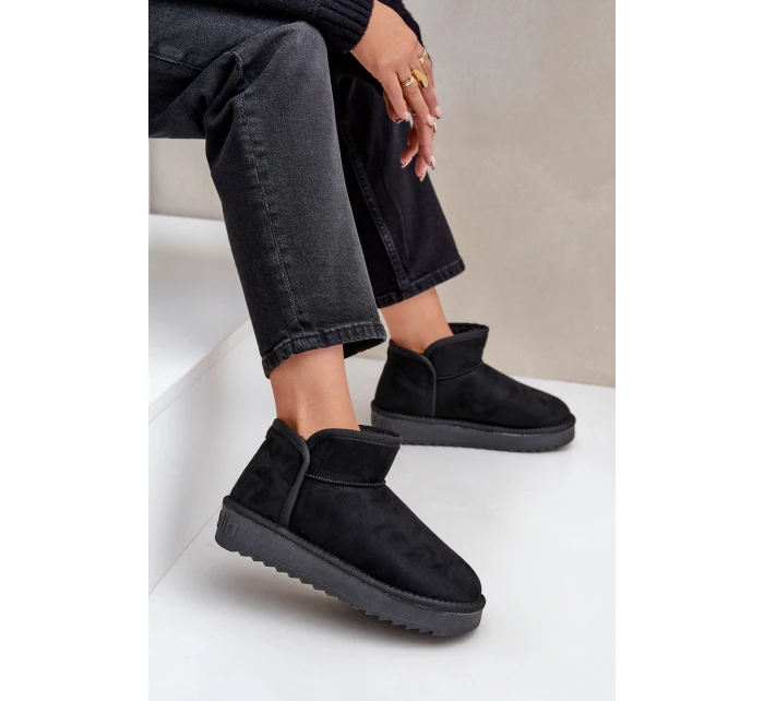 Dámské Sněhule Na Platformě D.Franklin DFSH370010 Černé