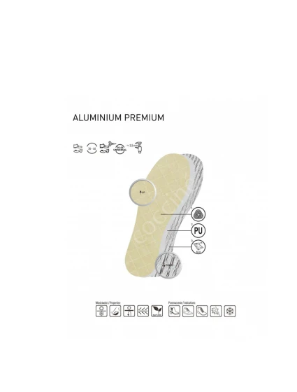 Coccine Aluminium Premium Warm Thermal insulation Insoles